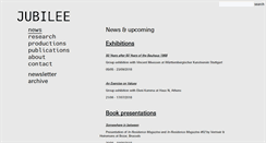 Desktop Screenshot of jubilee-art.org